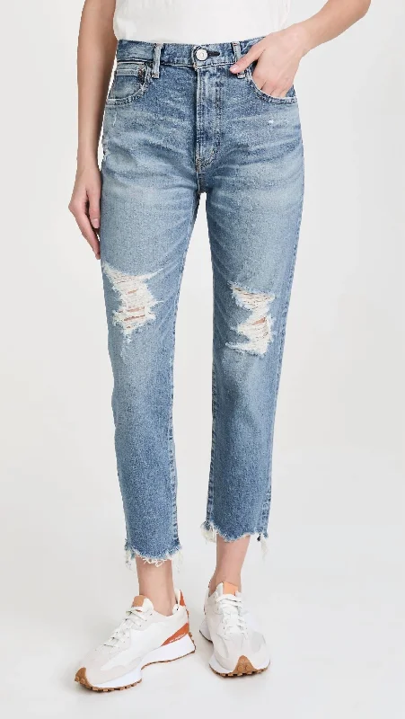 Carter Friend Jean In Medium Wash Elegant Skinny Leg Jeans