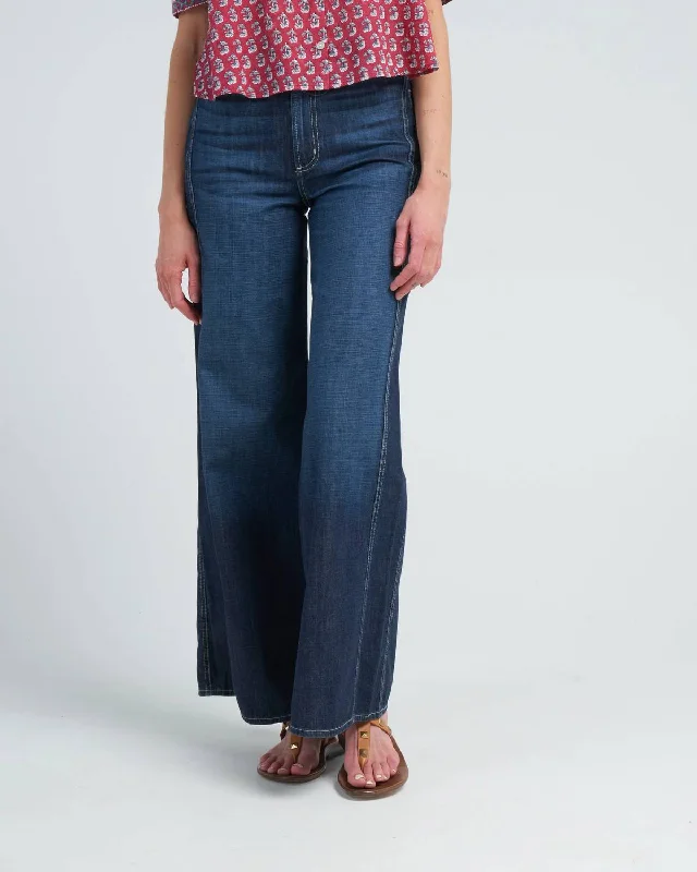 Easy Pant In Zephyr Formal Linen Trousers