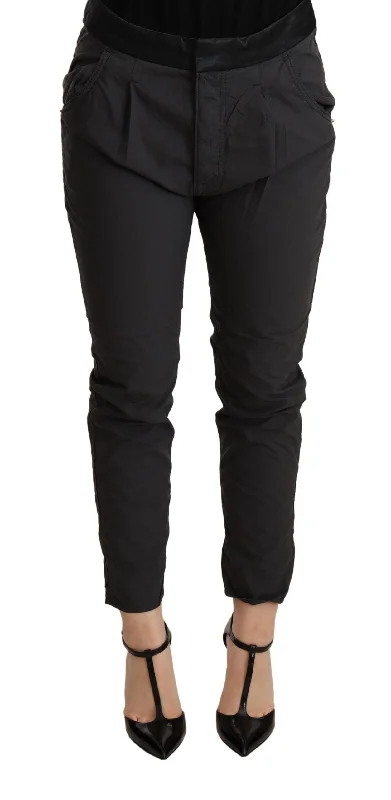 CYCLE Elegant Mid Waist Slim Fit Skinny Pants High-Waist Yoga Pants