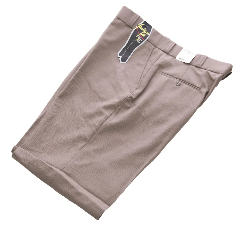 FLYING CROSS Women's Tan UNHEMMED Fashion Fit Uniform Pants #42293 NEW Comfortable Wide-Leg Pants