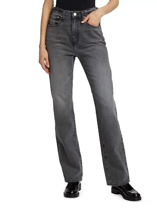 Frankie High Rise Straight Jeans In Liberty Stylish Bootcut Denim Jeans