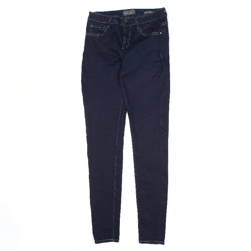 GUESS Annette Jeans Blue Denim Slim Skinny Womens W25 L30 Stylish High-Waist Jeans