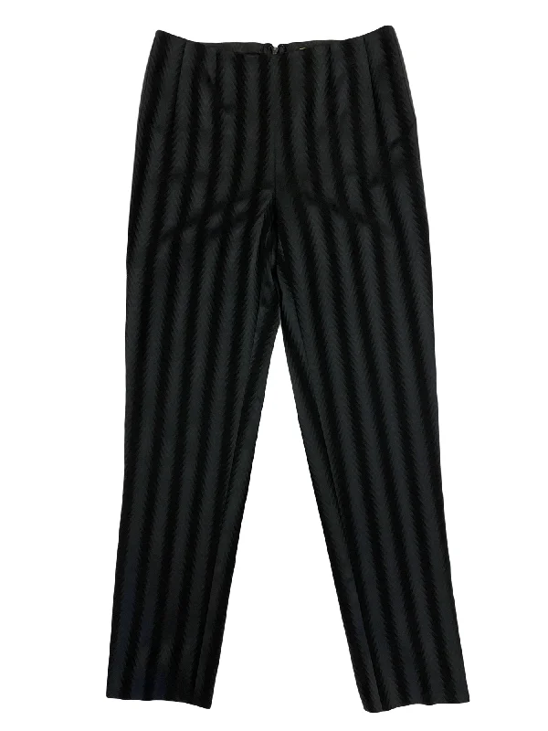 Hanley Mellon Women's Slim Pant with Grosgrain Elegant Dress Pants