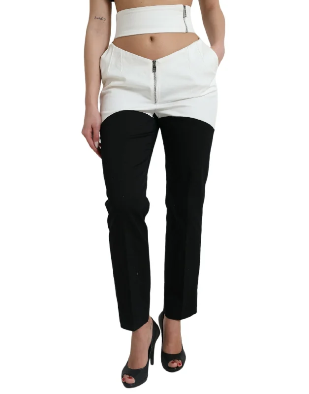 High Waist Tapered Chic Pants Elegant Palazzo Trousers
