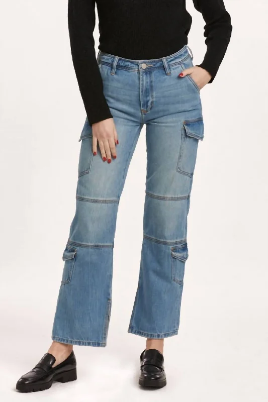 Hudson Cargo Jeans In Vonna Fashionable Button-Front Jeans