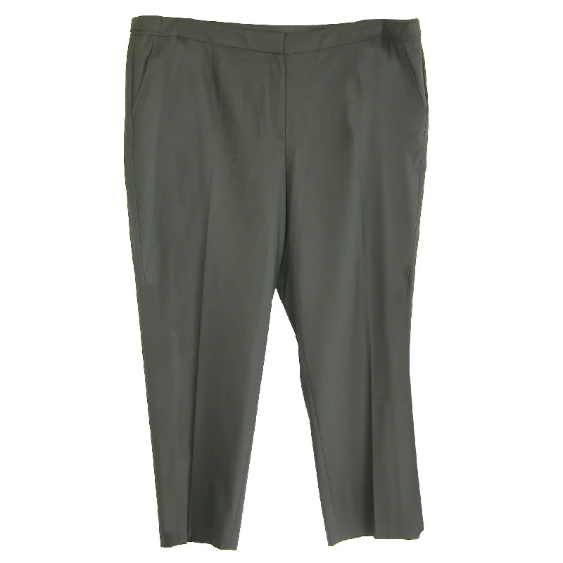 Jones New York Black Runway Slim Slacks Casual Pants Relaxed Lounge Trousers