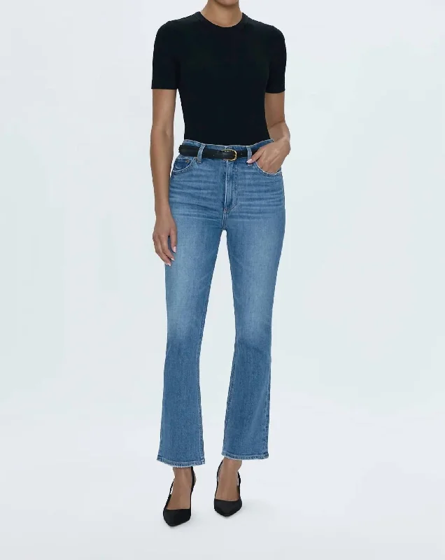 Krista High Rise Slim Bootcut Jean In Vibrant Comfortable Boyfriend Jeans