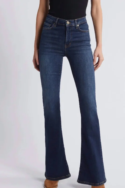 Le Easy Flare Jean In Moonflower Trendy Plus Size Jeans