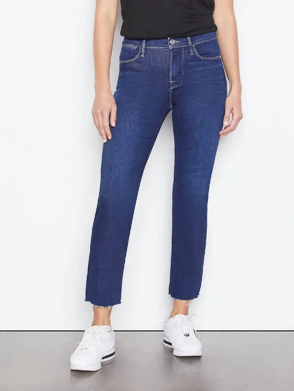 Le High Straight Jeans In Sanctuary Comfortable Distressed Straight-Leg Jeans