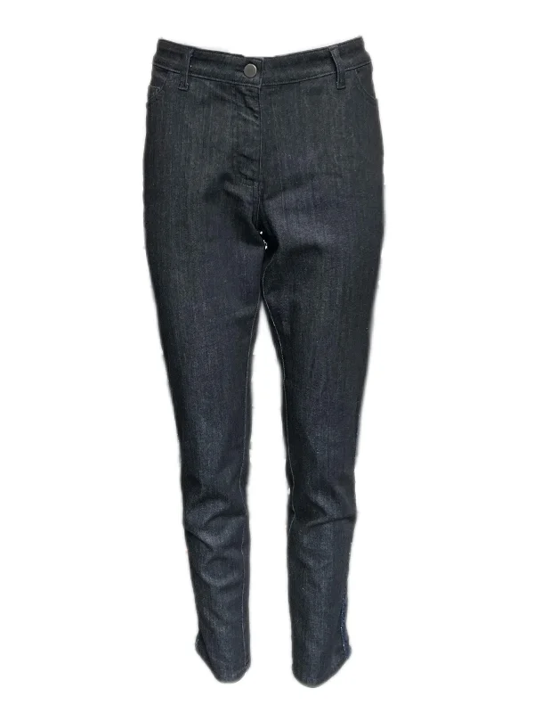 Marina Rinaldi Women's Black Iris Slimme Denim Pants Size 8W/17 NWT Comfortable Fleece Pants Marina Rinaldi Women's Black Iris Slimme Denim Pants Size 8W/17 NWT Comfortable Fleece Pants