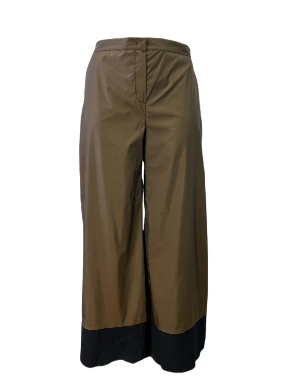 Marina Rinaldi Women's Brown Reporter High Rise Wide Leg Pants Modern Stretch Trousers Marina Rinaldi Women's Brown Reporter High Rise Wide Leg Pants Modern Stretch Trousers