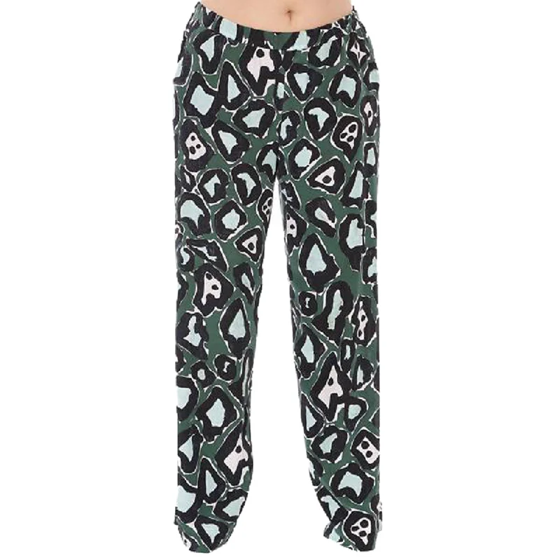 MARINA RINALDI Women's Green Regia Printed Pure Silk Pants $800 NWT Trendy Tapered Pants