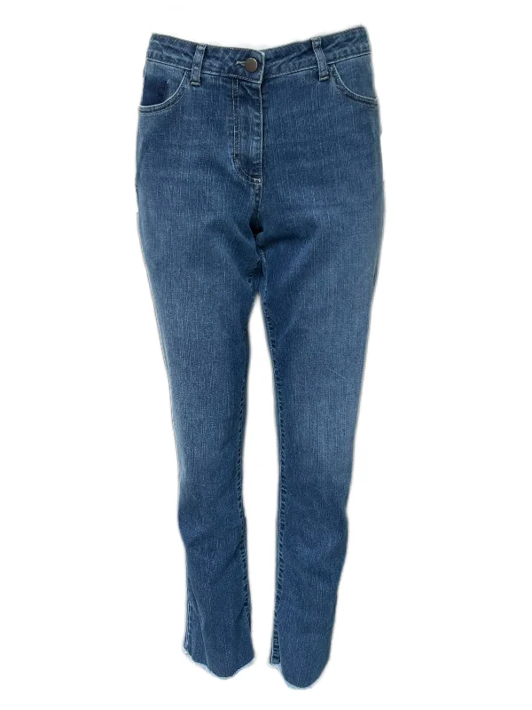 Marina Rinaldi Women's Ski Blue Iesi Slimme Denim Pants Size 8W/17 NWT Relaxed Linen Pants Marina Rinaldi Women's Ski Blue Iesi Slimme Denim Pants Size 8W/17 NWT Relaxed Linen Pants