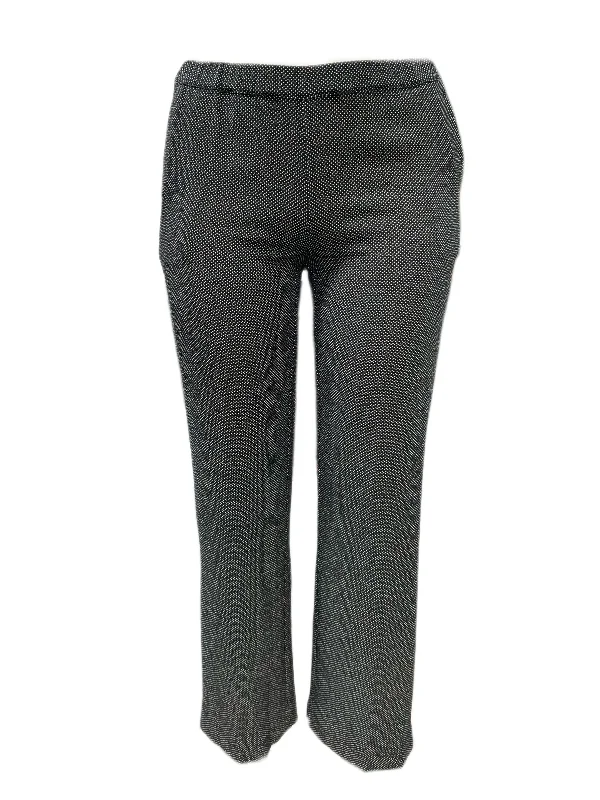 Marina Rinaldi Women's Sky Black Radio Straight Leg Pants Size 8W/17 NWT Trendy Velvet Pants Marina Rinaldi Women's Sky Black Radio Straight Leg Pants Size 8W/17 NWT Trendy Velvet Pants