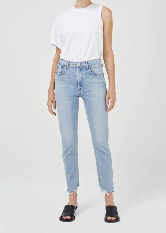 Merrel Mid Rise Straight Jeans In Astray Comfortable Straight-Legged Denim