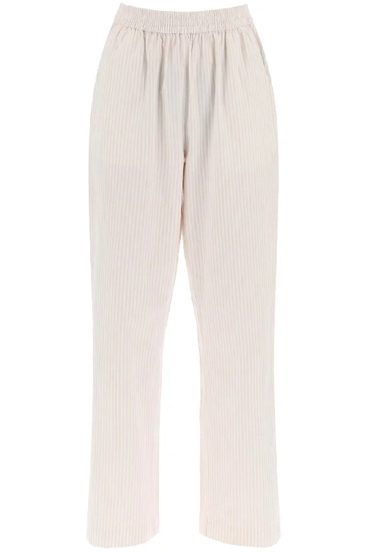 Organic Cotton Striped Claudia Pants Cozy Jogger Leggings