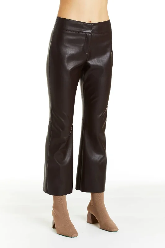 Riley Pant In Chocolate Comfortable Jogger Trousers