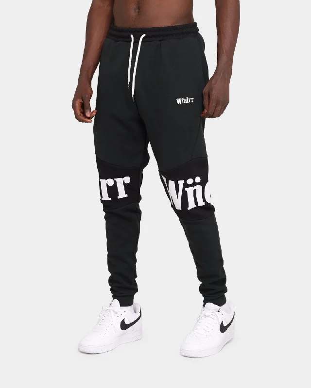 WNDRR Hamilton Tech Track Pant Black Comfortable Jogger Trousers