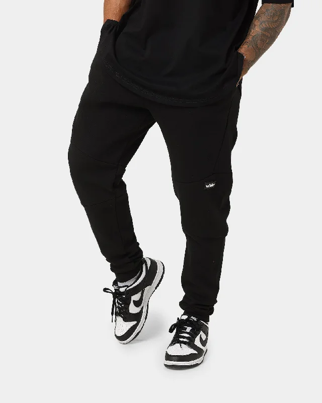 WNDRR Hoxton V2 Tech Track Pant Black Elegant Trouser Pants
