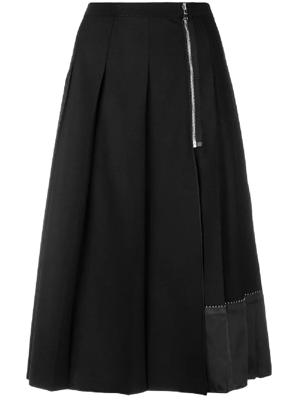 pleated midi skirt athletic skirt fit