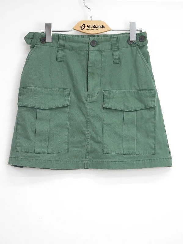 Women's Plain Solid Skirt,Green corduroy skirt durable