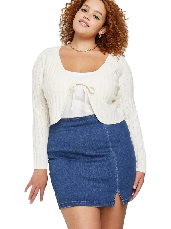 Women's Plain Solid Denim Skirt,Blue denim skirt casual