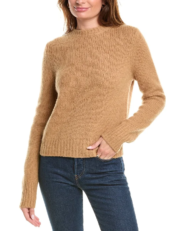 A.L.C. Marco Alpaca & Wool-Blend Sweater Velvet Chenille Corduroy