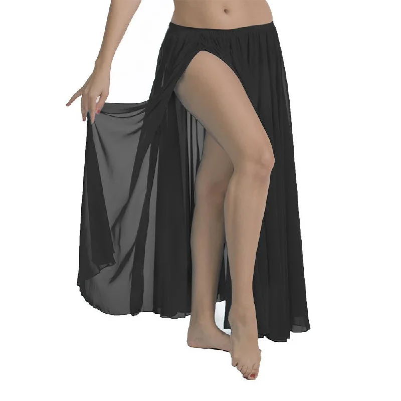 Belly Dance Chiffon Skirt With Side Slit | SIMPLY SHEER tulle skirt dreamy