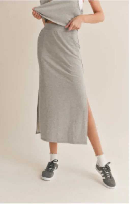Break a Sweat Maxi Skirt silk skirt luxurious