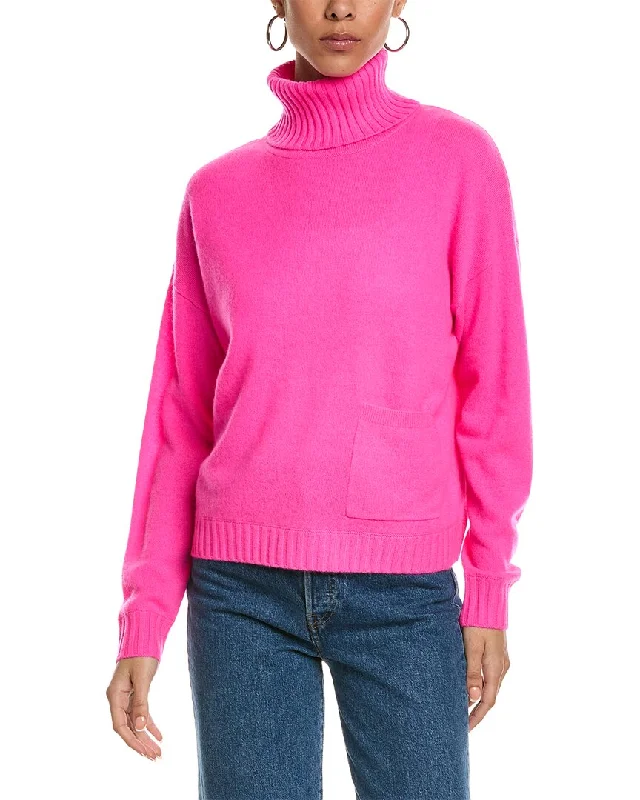 Brodie Cashmere Pippin Cashmere Sweater Boat Neck Shawl Collar Notched Collar