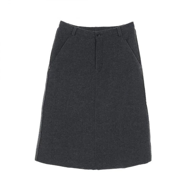 Comme des Garcons Wool Neoprene Skirt relaxed fit skirt