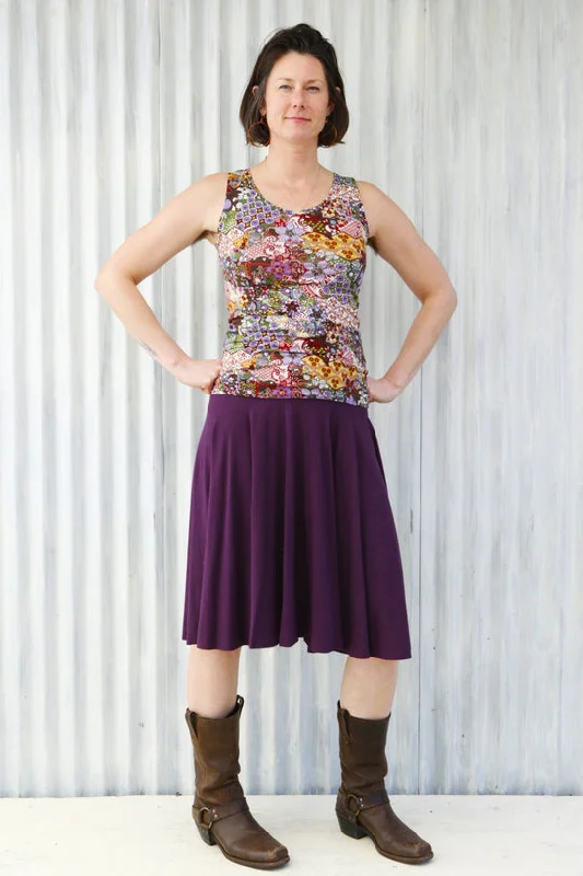 Lailia Circle Skirt (Custom Made) satin skirt smooth