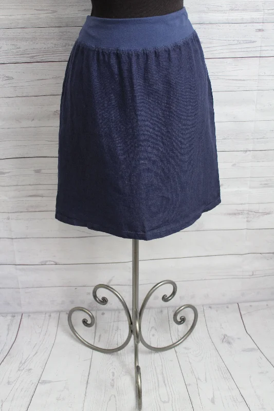 Cut Loose Solid Linen - Walking Skirt denim skirt classic