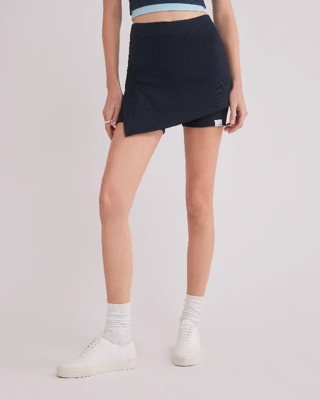 DELPHINE SKORT ROYAL BLUE chiffon skirt flowing