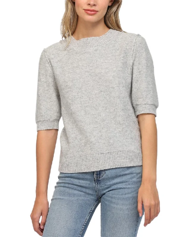 FATE Cashmere & Wool-Blend Sweater Welt Pockets Slit Pockets Flap Pockets