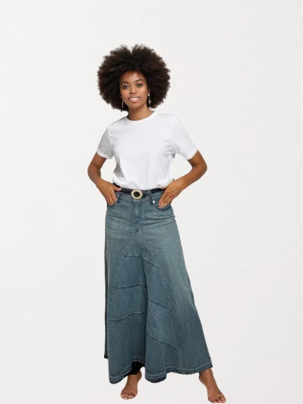 Good Time Jeans Selma Skirt flowy skirt hem