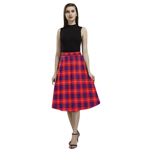 Hamilton Modern Tartan Aoede Crepe Skirt denim skirt stylish