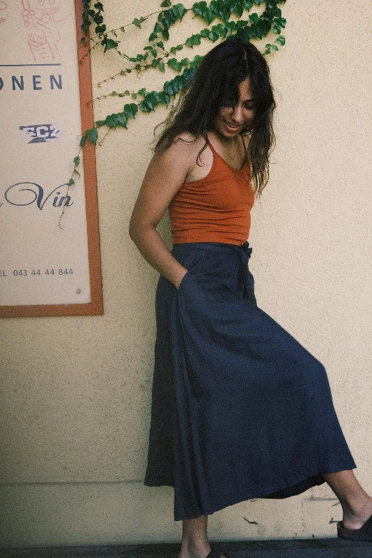 modal skirt - sahil - forrest green corduroy skirt durable