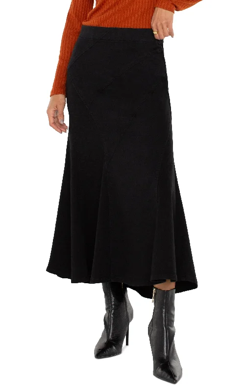 PULL ON MERMAID MAXI SKIRT lightweight skirt design