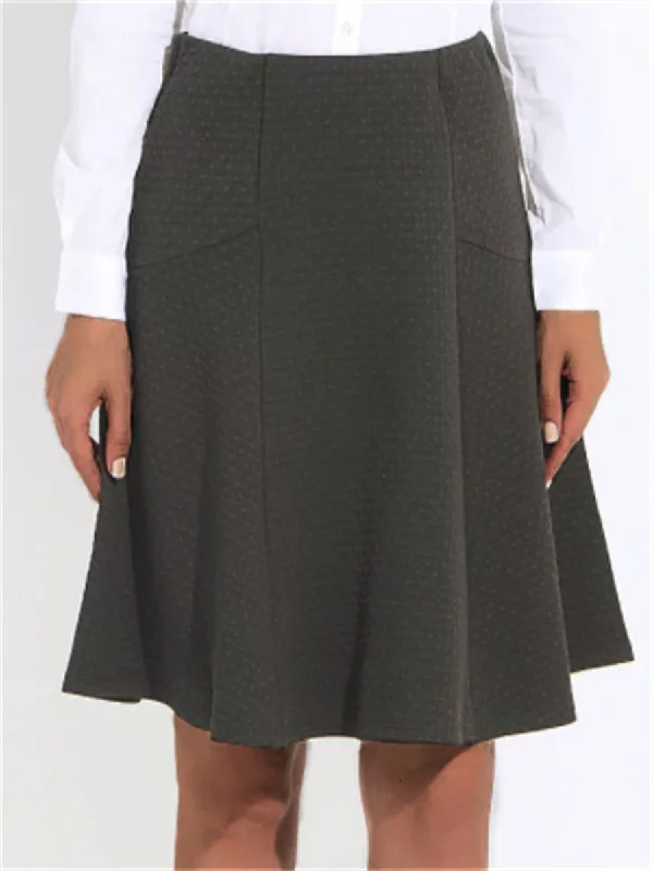 Retro Split Design Casual Women'S Umbrella Skirt asymmetrical skirt cut