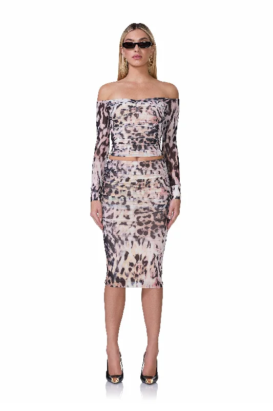 Riley Skirt - Warm Leopard tulle skirt dreamy