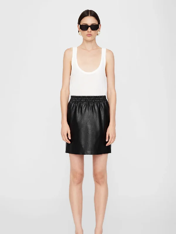 Soto Skirt leather skirt bold