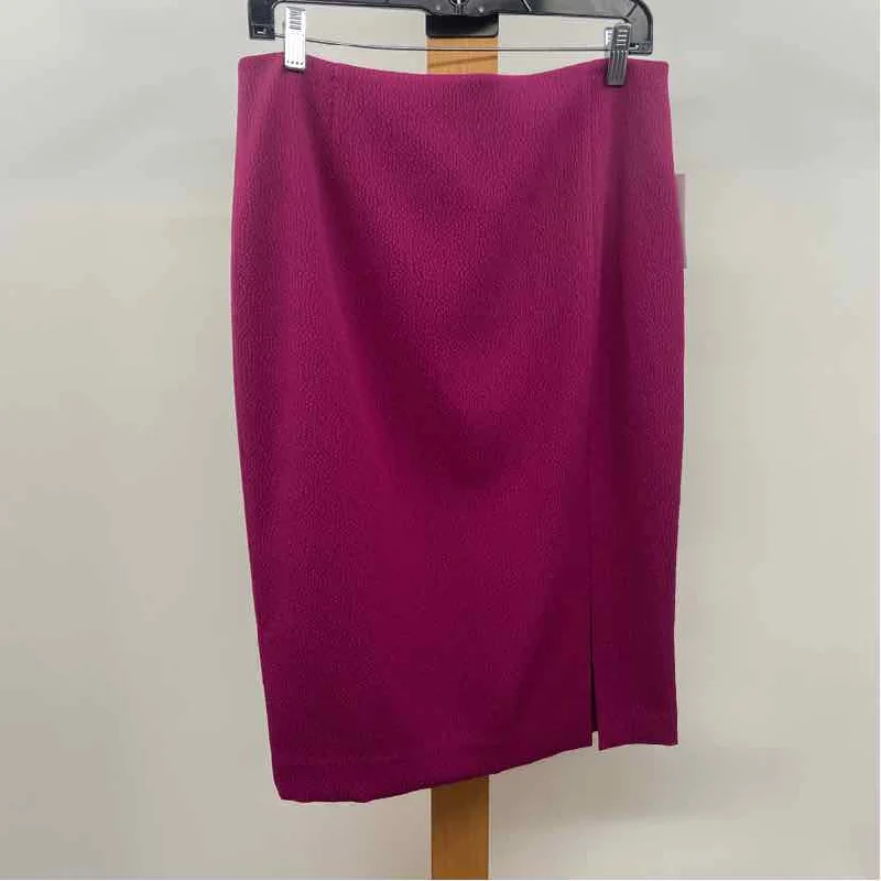 Tahari Women's Size 8 Magenta Textured Skirt lace skirt intricate