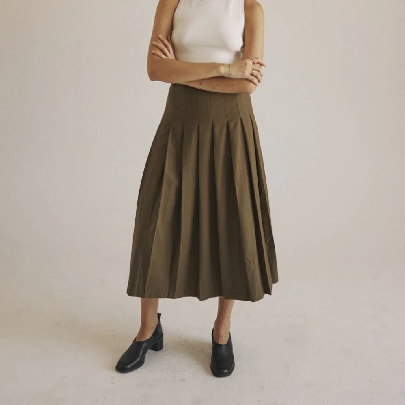 The Hazel Skirt velvet skirt plush