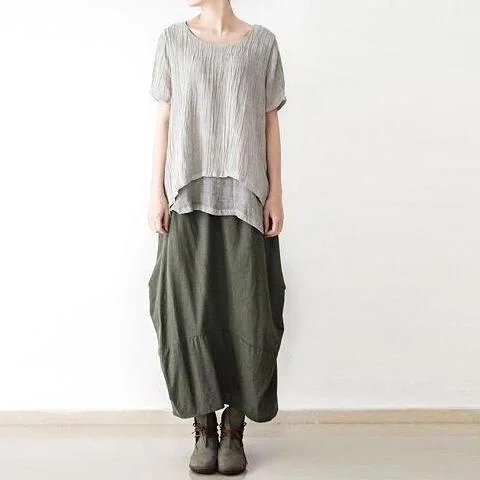 Loose Irregular Cut Maxi Skirt velvet skirt glossy